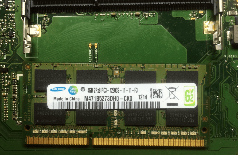 Планка памяти DDR3 (1.5V) ноутбук Asus R513CL X550CL